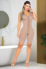 STAGE 2/3- Hourglass 2221-1 Full Coverage Knee Length BBL Faja Front Hooks