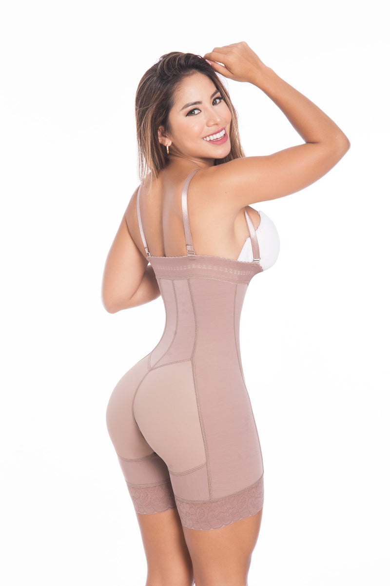 Hourglass Sculpt | Stage 2-3 Faja Short I Strapless I Front Zipper